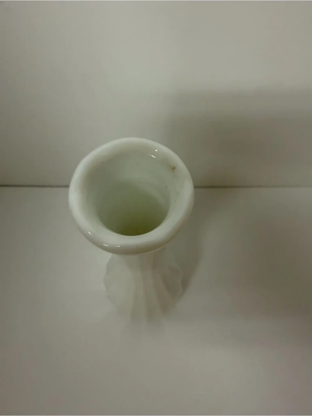CLG CO Milk Glass flower vase